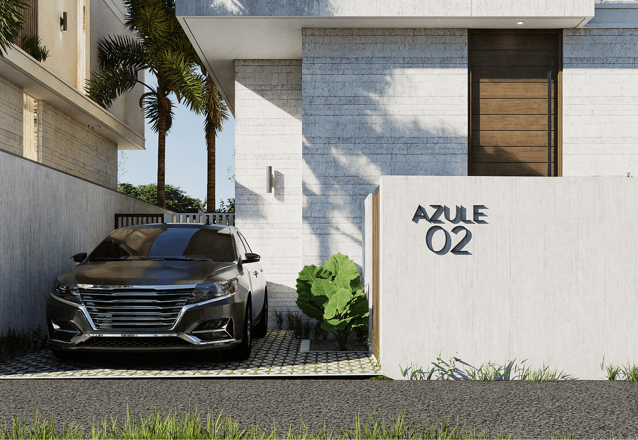 Luxury villa exterior