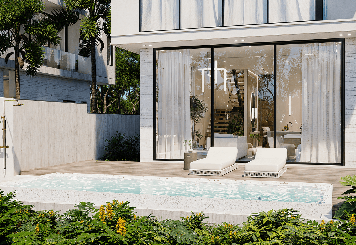 Modern villa living room